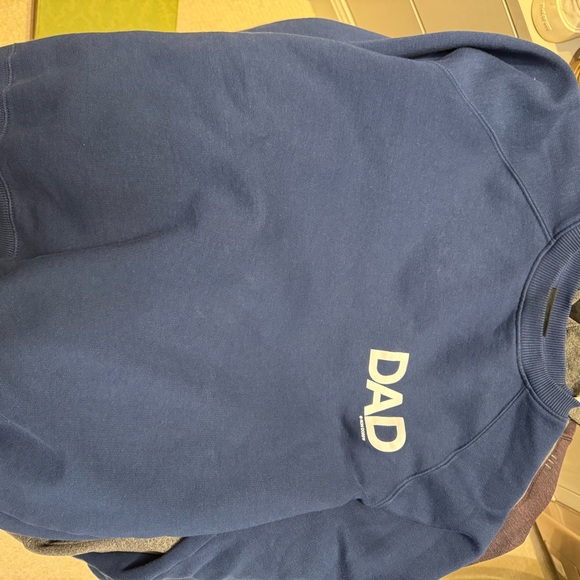 Ron Dorff Blue 'DAD' Sweatshirt Size M - Picture 7 of 7